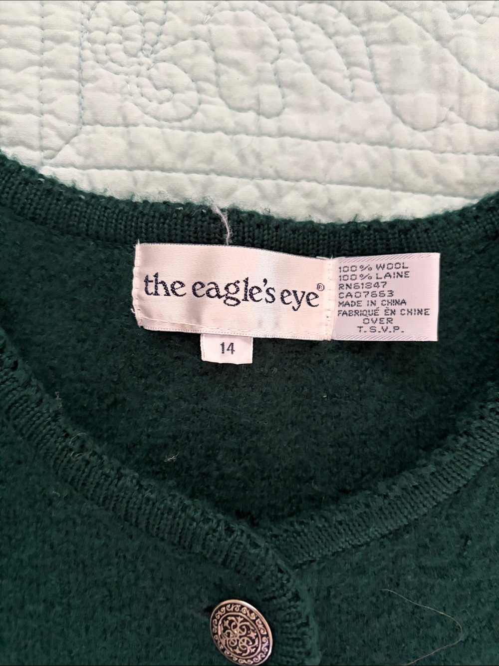 Vintage 100% Wool Jacket - Picture 2 of 4